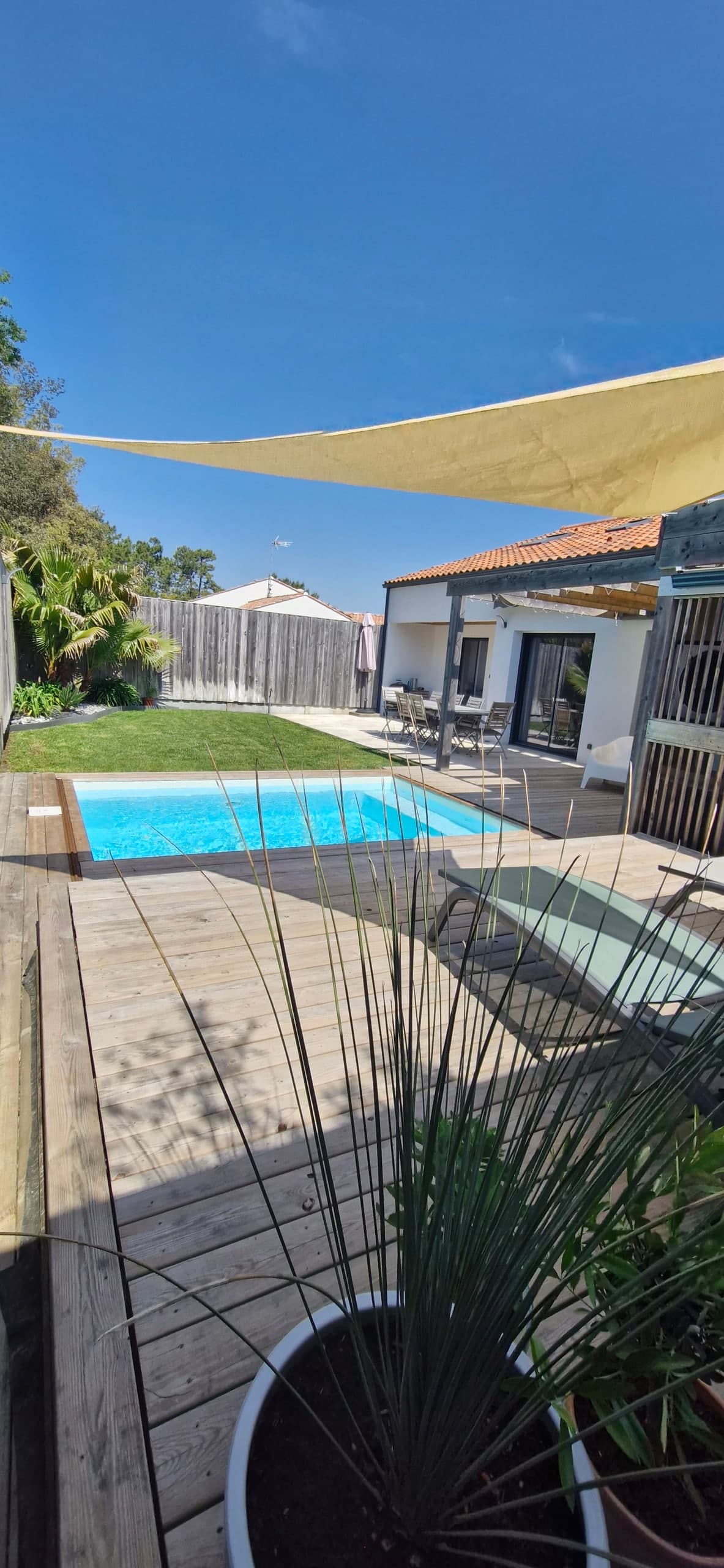 La piscine chauffée