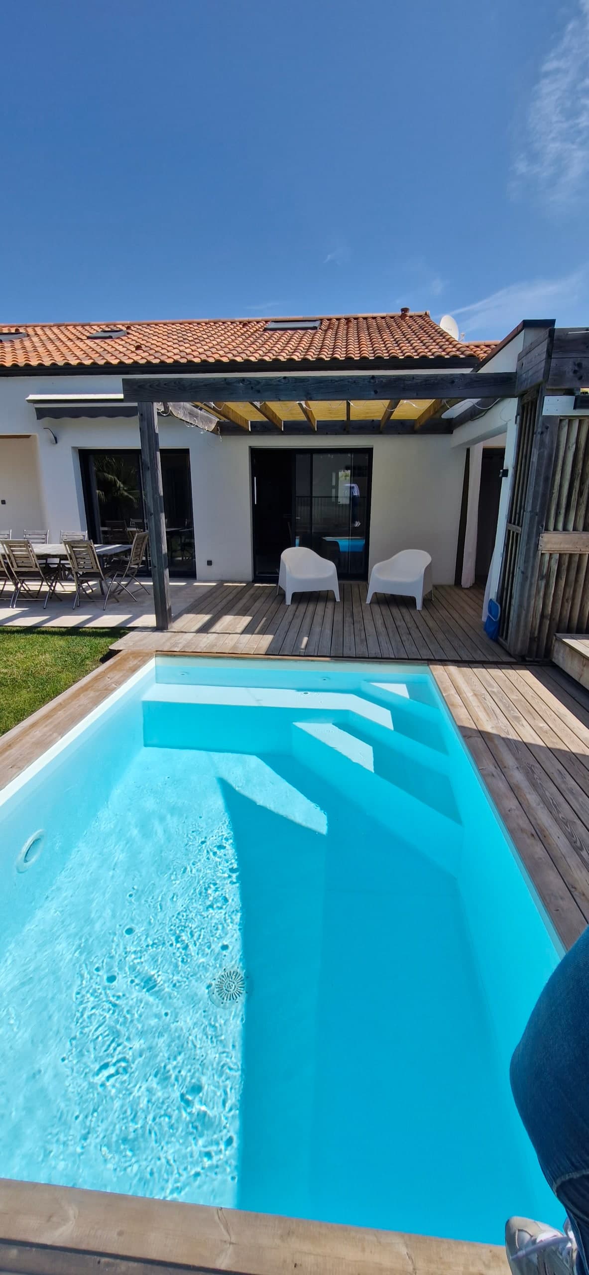 La piscine chauffée